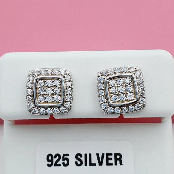 "925 Sterling Silver Cubic Zirconia Earrings, U19254561 - Picture 6 of 11